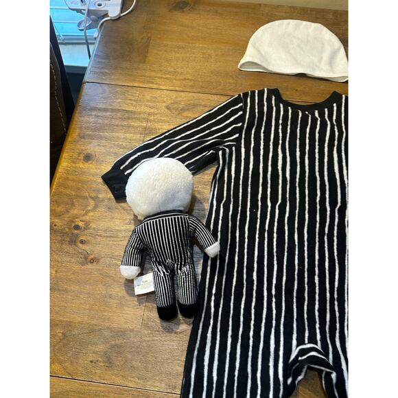 Jack Skellington Pajama Sleeper 2T w/ Jack & Sally Dolls Included Lot Halloween - Picture 8 of 12